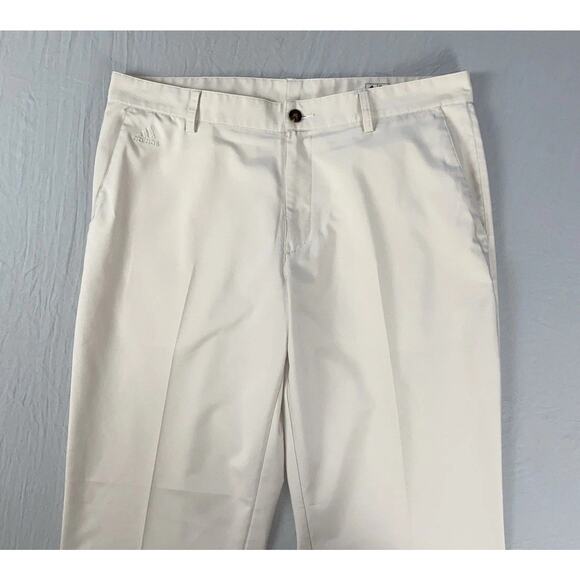 Adidas Climalite Lightweight Flat Front Microfiber Golf Pants. 3-Stripe, 36X34. - Picture 5 of 10